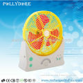 10'' Rechargeable Min AC/DC Fan with LED Light